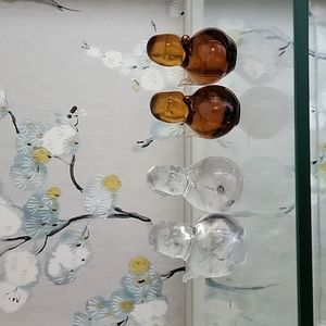 Glass bird sets!